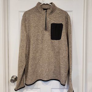 Urban Pipeline Pullover Fleece Quarter Zip Chest Pocket Mens XXL Outdoor Layer